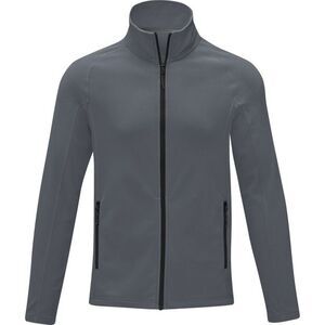 Elevate Essentials Mens Zelus Fleece Jacket / Storm Grey